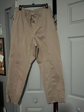 Women’s Casual Drawstring Pants - Beige